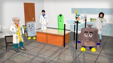 Vídeo infantil educativo em animação 2D e 3D