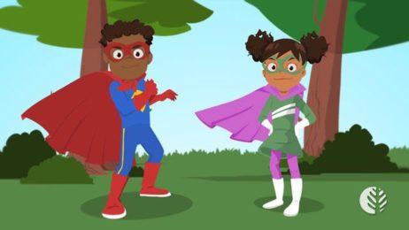 Vídeo infantil educativo em animação 2D.