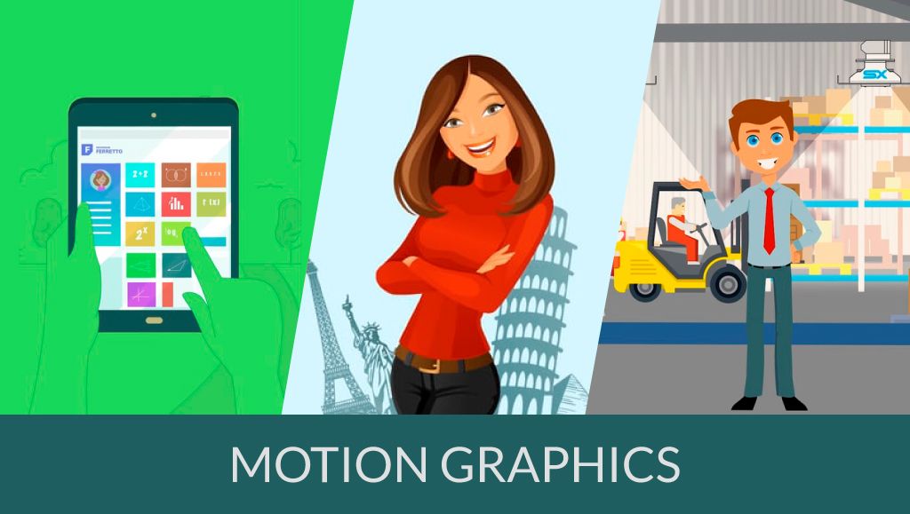 Exemplos incríveis de motion graphics