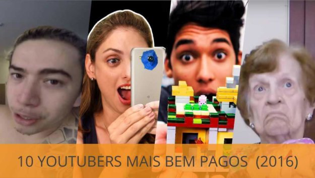 Quanto ganha um Youtuber famoso? Veja os 10 mais do Brasil
